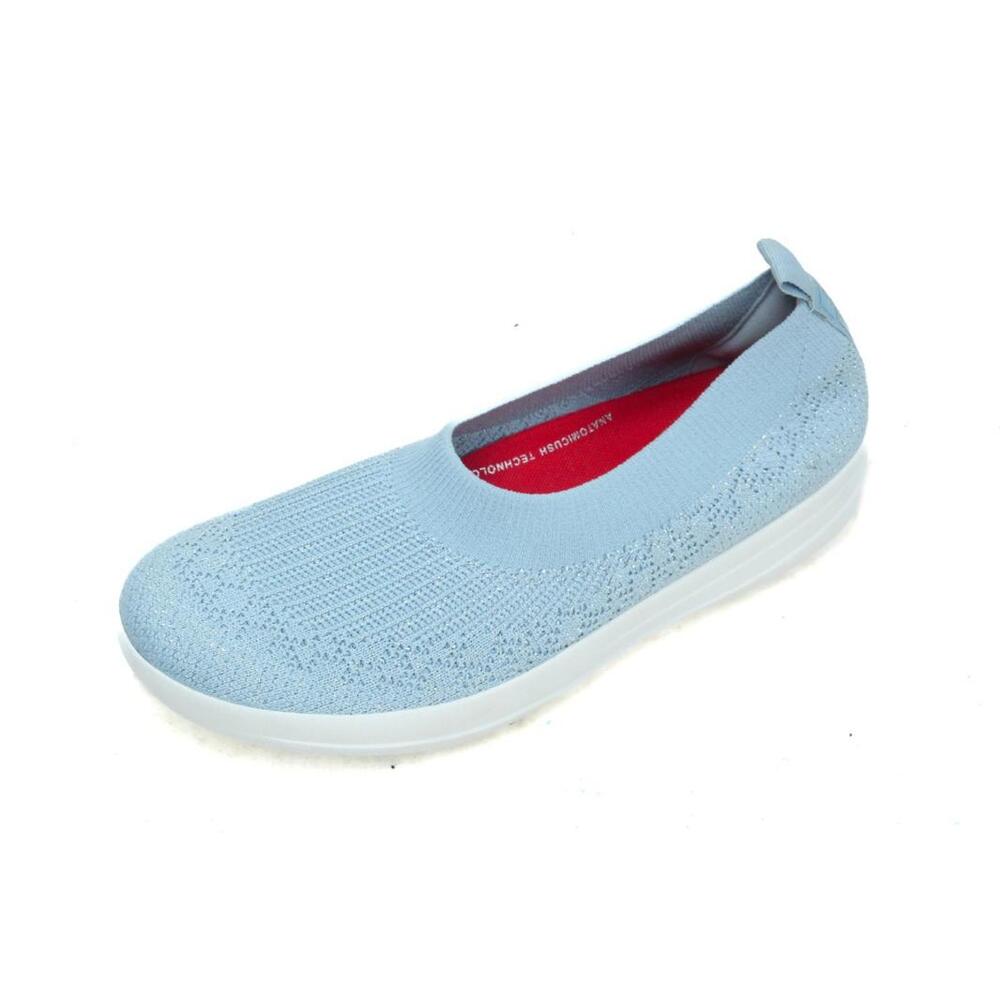 fitflop Uberknit sneaker sparkle slip on women's shoes sz 8